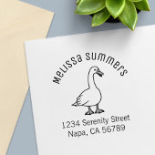 White Goose Arch Address Zelfinktende Stempel