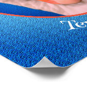 White Goose Face Boerderij Animal Personated Poster (Hoek)