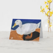 White Goose Kaart (Gele Bloem)