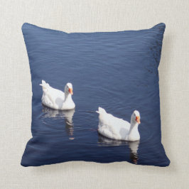 White Goose Pillow Kussen