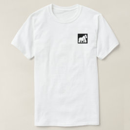 White Gorilla Emoji  Logo-festival T-shirt