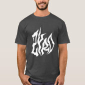 White Gothic Style T-Shirt (Voorkant)