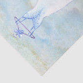 White Gown Waterverf Tissuepapier (Detail)