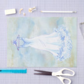 White Gown Waterverf Tissuepapier (Craft)