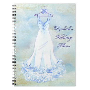 White Gown Waterverf Wedding Planner Notitieboek