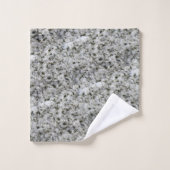 White Granite Geology Foto Bad Handdoek (Wasdoekje)
