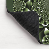 White Green Forest Leaf Petals Muismat (Hoek)