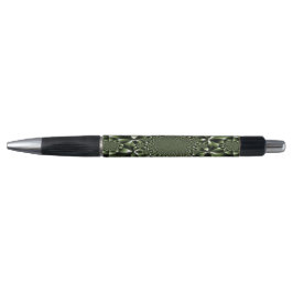 White Green Forest Leaf Petals Pen