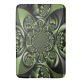 White Green Forest Mini Spheres Badmat (Voorkant Verticaal)