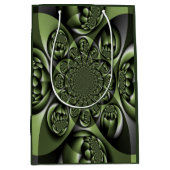 White Green Forest Mini Spheres Medium Cadeauzakje (Voorkant)