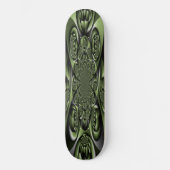 White Green Forest Mini Spheres Persoonlijk Skateboard (Voorkant)