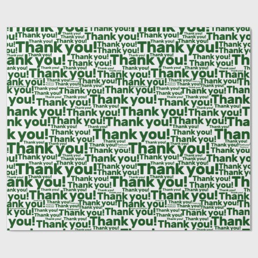 White & Green Lawn Care Service - Dank je! - Cadeaupapier (Vlak)