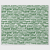 White & Green Lawn Care Service - Hartelijk dank!  Cadeaupapier (Vlak)