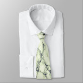 White Green Marble Stone Stropdas (Gebonden)