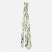 White Green Marble Stone Stropdas (Achterkant)