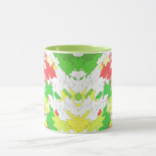 White Green Red Yellow CHRISTMAS Mok
