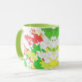 White Green Red Yellow CHRISTMAS Mok (Voorkant links)