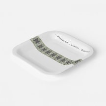 White Grey and Green Square