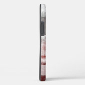 White Grey Burgundy Rustic Modern Abstracte Nr56 Case-Mate iPhone Case (Achterkant / Rechts)