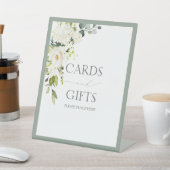 White Grey Green Waterverf Vrijgezellenfeest Gift Reclamebord Met Voetstuk (Insitu)