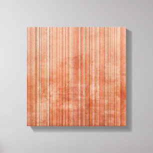 White Grey Rust striped Abstract Canvas Afdruk