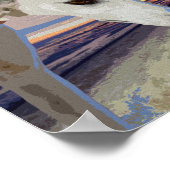 White Greyhound Oil Paint, Poster (Hoek)