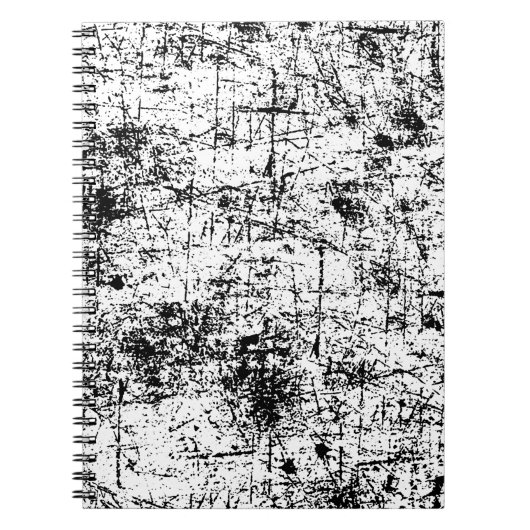 White Grunge Notitieboek (Voorkant)