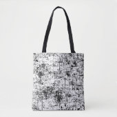 White Grunge Tote Bag (Voorkant)