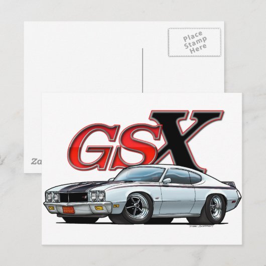White_GSX Briefkaart (Voorkant / Achterkant)