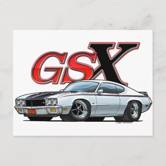 White_GSX Briefkaart (Voorkant)