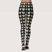 White Guardian Angel Art Custom Holiday Leggings (Achterkant)