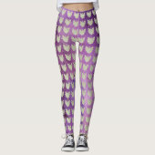 White Guardian Angel Art Custom Holiday Leggings (Voorkant)