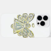 White Guardian Angel Art Custom iPhone Case (Achterkant (horizontaal))