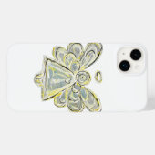 White Guardian Angel Art Custom iPhone Case (Achterkant (horizontaal))