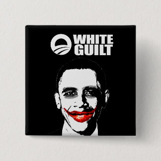 WHITE GUILT VIERKANTE BUTTON 5,1 CM