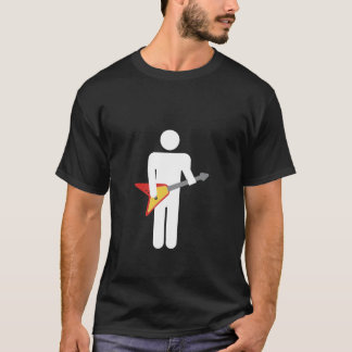 White Guitar Man T-shirt