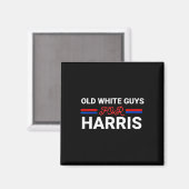 White Guys voor Harris Kamala Magneet (Voorkant / Achterkant)