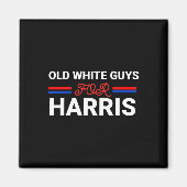 White Guys voor Harris Kamala Magneet (Voorkant)