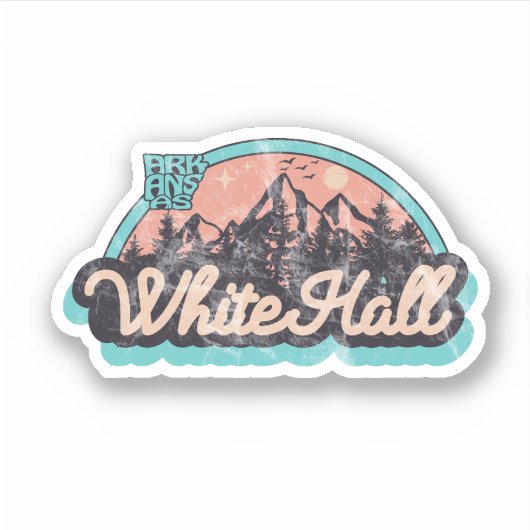 White Hall, Arkansas Sticker (Voorkant)