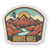 White Hall, Illinois Sticker (Voorkant)