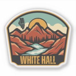 White Hall, Illinois Sticker