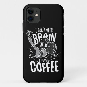 white halloween koffie drink zombie Case-Mate iPhone case