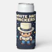 White Hat Hackers Seltzer Blikjeskoeler (Seltzer Voorkant)