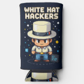 White Hat Hackers Seltzer Blikjeskoeler (Voorkant)