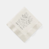 White Haven Paper Cocktail Napkins Servet (Hoek)