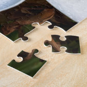 White Hawaii Plumeria Flower Legpuzzel (Zijkant)