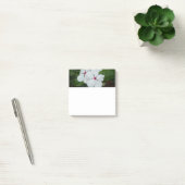 White Hawaiian Flowers Square Post-it® Notes (Kantoor)
