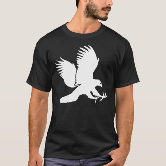 White Hawk die omlaag gaat voor een moord T-shirt (Voorkant)