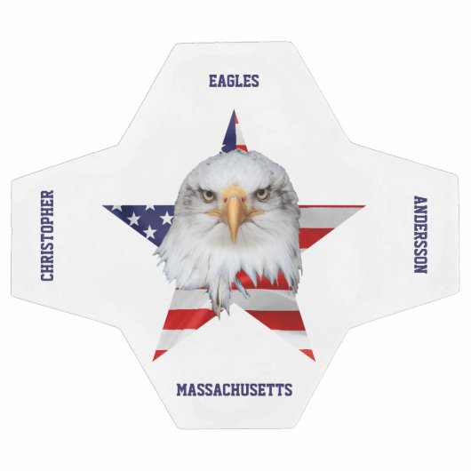White Head Eagle, de Amerikaanse vlag, Star Voetbal (Enkel)