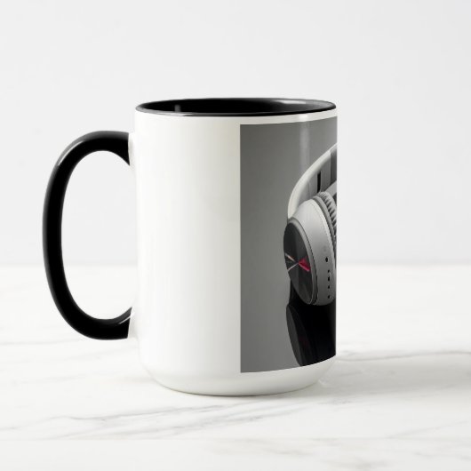 white headphones mok (Links)